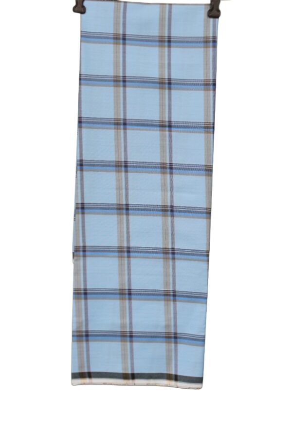 Multi Checks Polyster Lungi