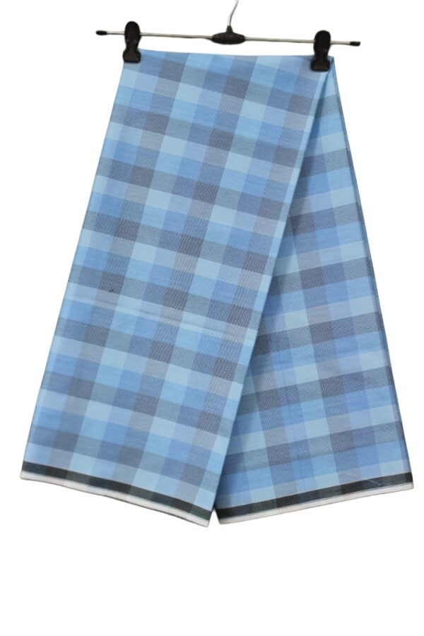 Multi Checks Polyster Lungi