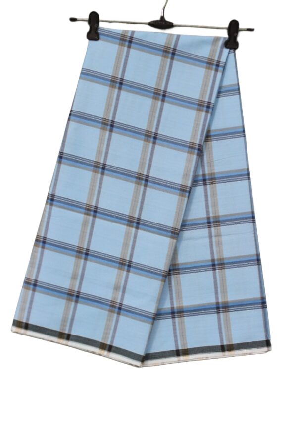 Multi Checks Polyster Lungi