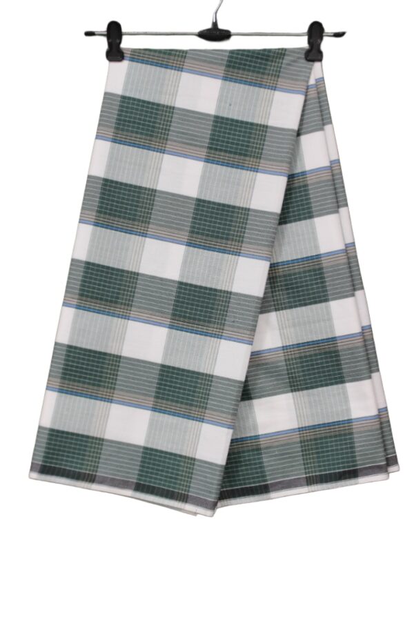 Multi Checks Polyster Lungi