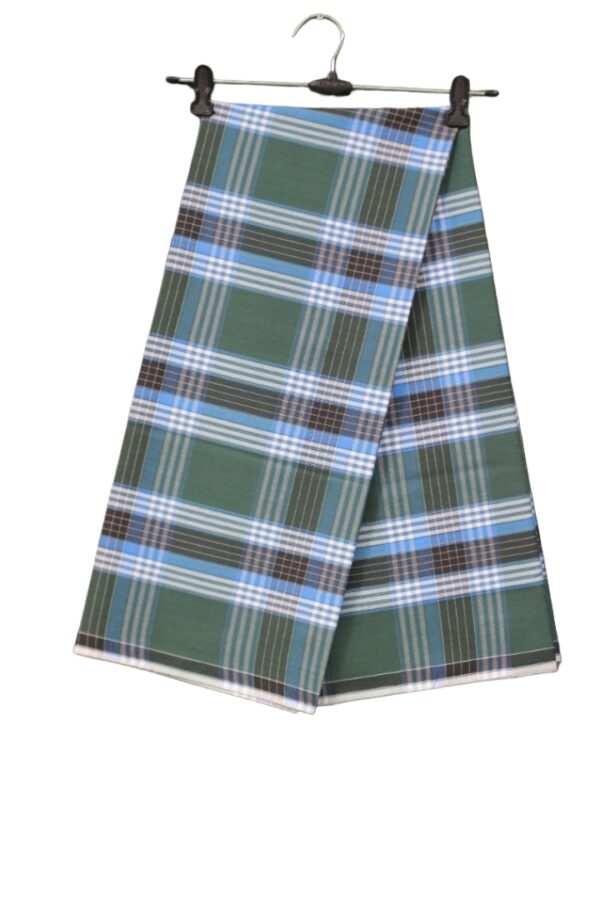 Multi Checks Polyster Lungi