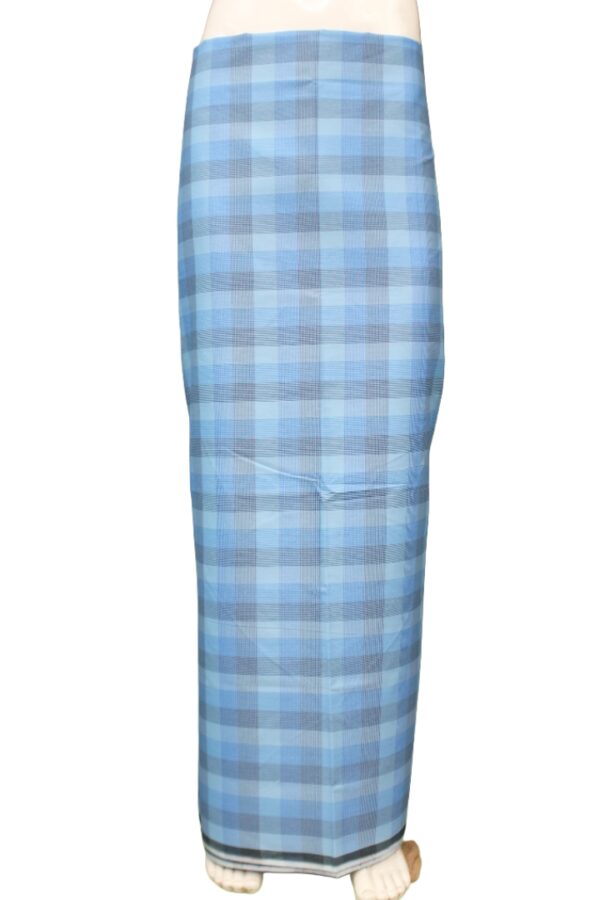 Multi Checks Polyster Lungi