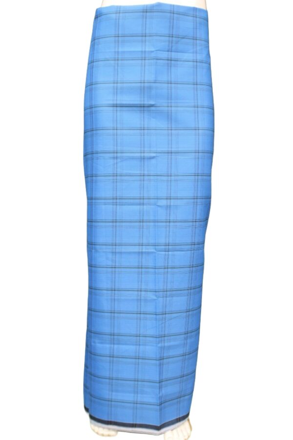 Multi Checks Polyster Lungi