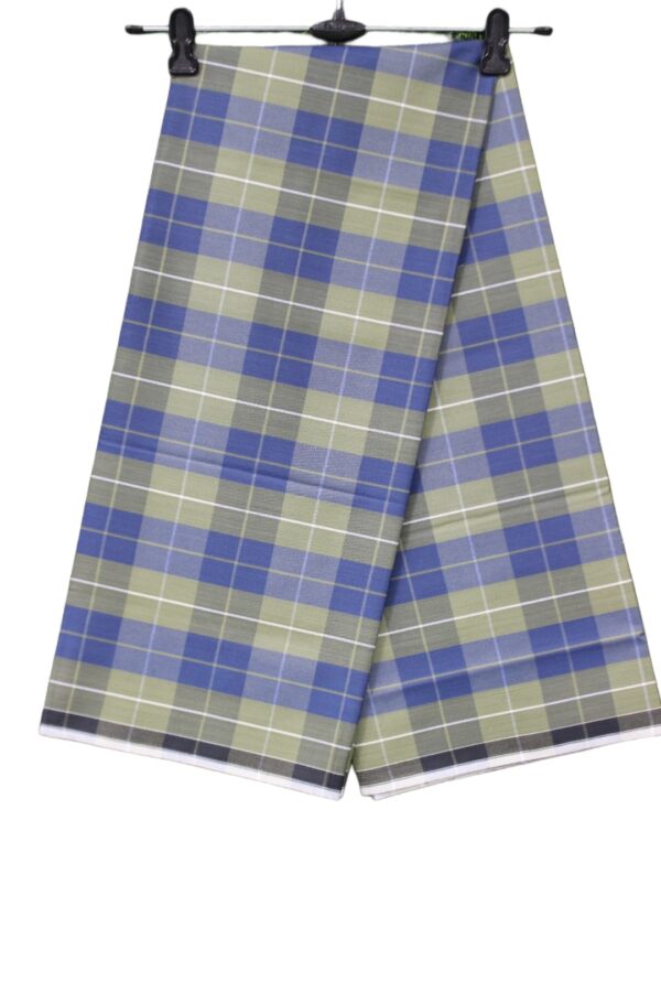 Multi Checks Polyster Lungi