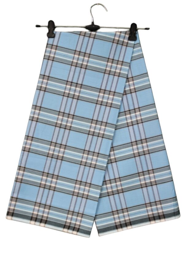 Multi Checks Polyster Lungi