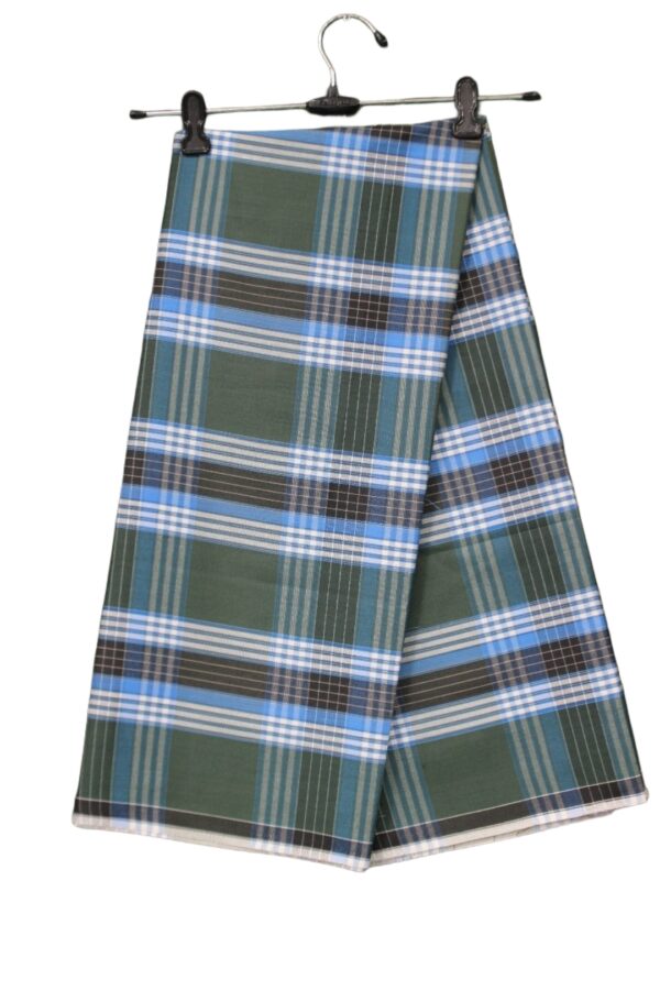 Multi Checks Polyster Lungi