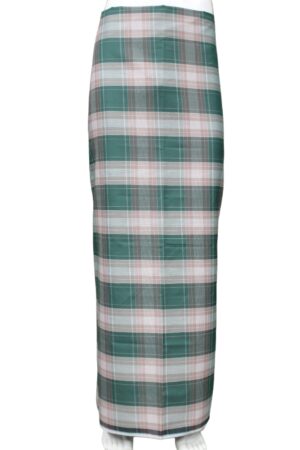 Multi Checks Polyster Lungi
