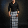 Men's Premium Polyester Plaid Lungi - Wrinkle-Free & Stylish