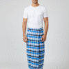 Generated Image September 13, 2025 - 7_44PM Classic Men's Lungi - Bold Blue & White Checkered Design