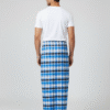 Generated Image September 13, 2025 - 7_53PM Classic Men's Lungi - Bold Blue & White Checkered Design