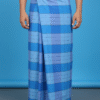Men's Stylish Striped Lungi - Modern Blue Design