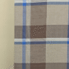 Men's Stylish Lungi - Earthy Brown & Blue Plaid Design