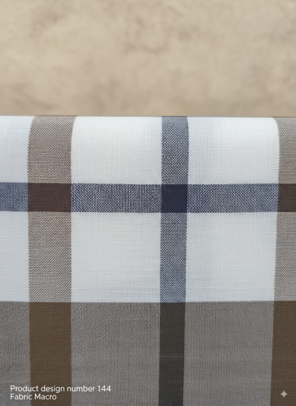 e769b0d2-3628-4509-93d6-9f3ca4243def Classic Plaid Lungi for Men - Brown and White Checkered Design