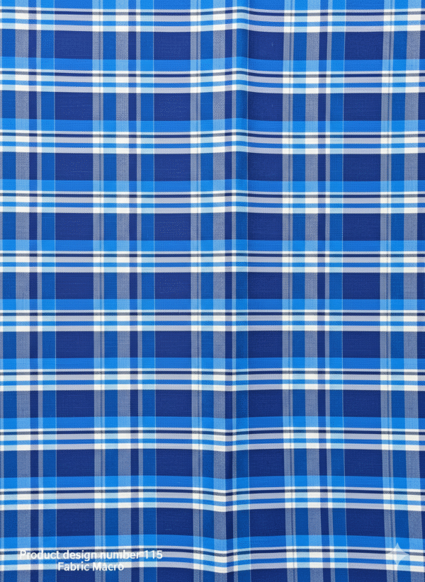 Generated Image October 05, 2025 - 12_02PM Men's Stylish Lungi - Two-Tone Blue Plaid Design