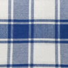 Men's Modern Lungi - Crisp Blue & White Checkered Design