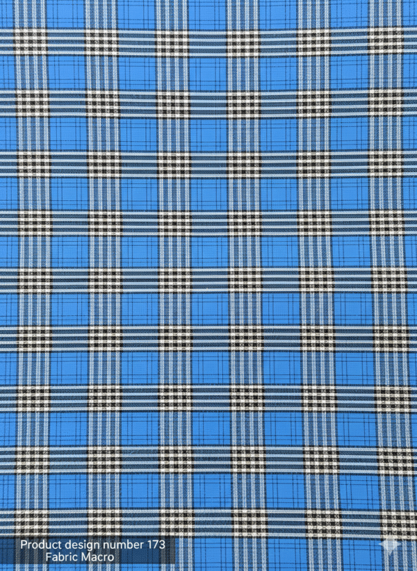 Generated Image October 07, 2025 - 12_02PM Men's Stylish Lungi - Modern Blue & Grey Plaid Design