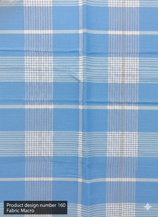 Men's Stylish Lungi - Crisp Light Blue Plaid Design