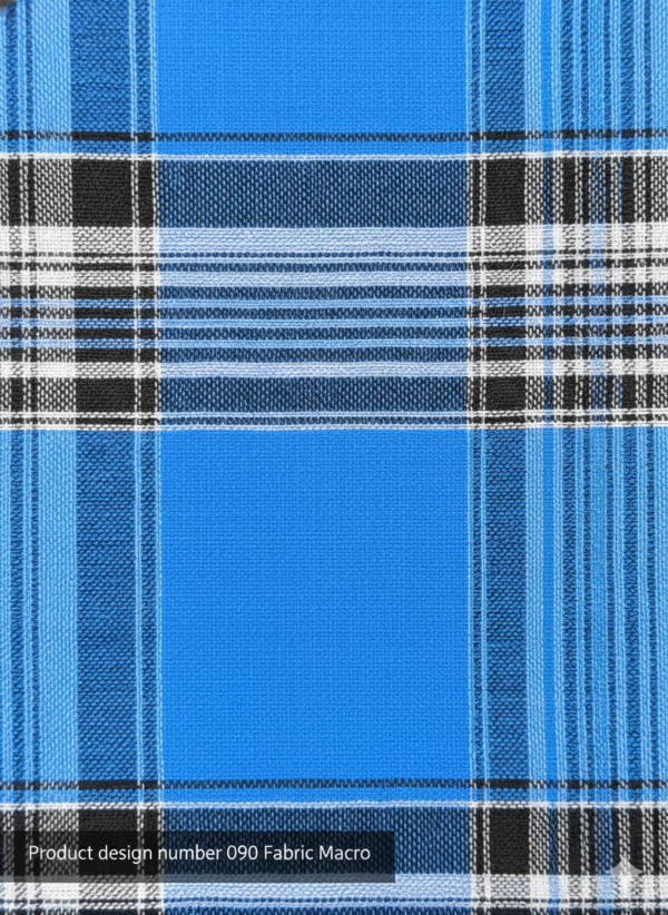 Generated Image October 09, 2025 - 12_00PM Men's Modern Lungi - Bold Blue & Black Plaid Design