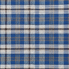 Men's Stylish Lungi - Modern Blue & Grey Plaid Design