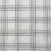 Men's Stylish Lungi - Minimalist White & Grey Plaid Design