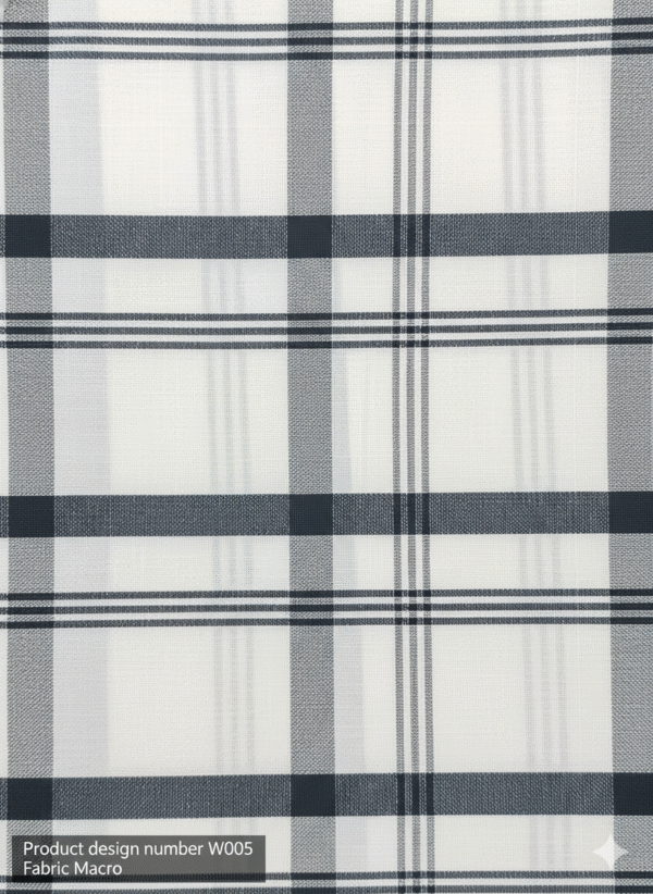 Men's Modern Lungi - Bold Black & White Checkered Design