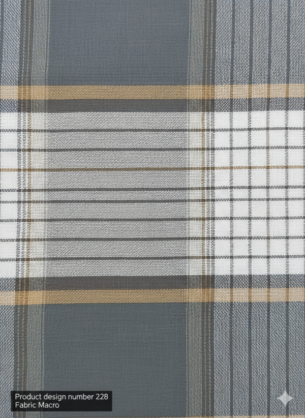 Generated Image September 29, 2025 - 6_17PM (1) Men's Stylish Plaid Lungi - Sophisticated Grey and Brown Design
