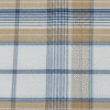 Men's Classic Lungi - Light Tan and White Plaid Design
