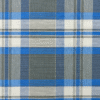 Men's Stylish Lungi - Modern Blue & Grey Plaid Design