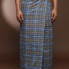 Generated Image September 30, 2025 - 8_17PM (1) Men's Stylish Lungi - Earthy Brown & Blue Plaid Design
