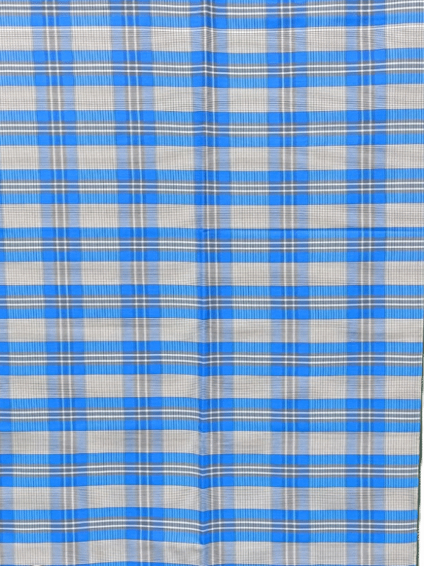 WhatsApp Image 2025-09-16 at 8.21.23 PM Men's Stylish Lungi - Vibrant Blue & Tan Plaid Design