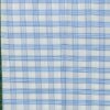 Men's Stylish Lungi - Crisp White & Light Blue Plaid Design