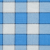 Men's Modern Lungi - Crisp Blue & White Checkered Design