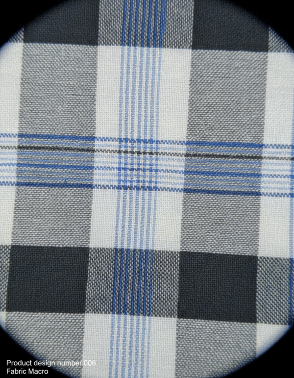 Men's Modern Lungi - Bold Black & White Checkered Design