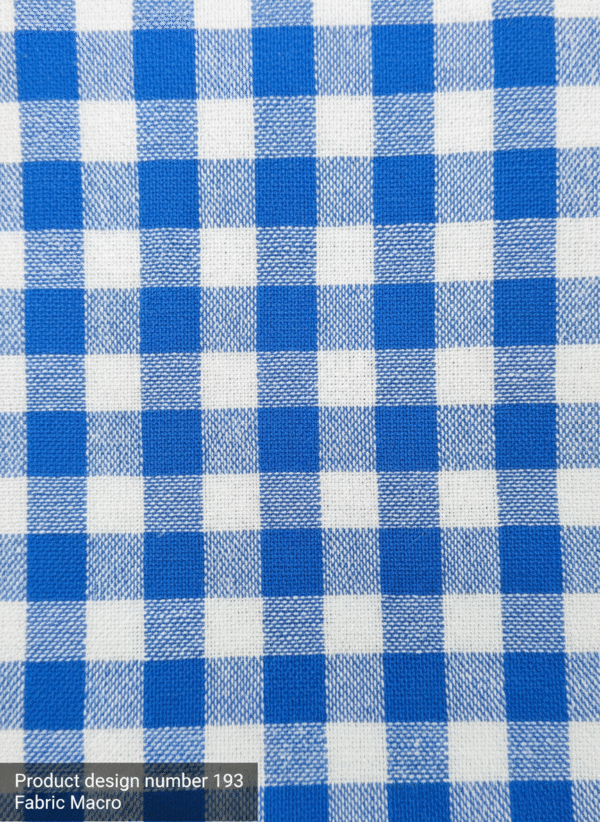 Men's Stylish Lungi - Classic Blue Gingham Check Design