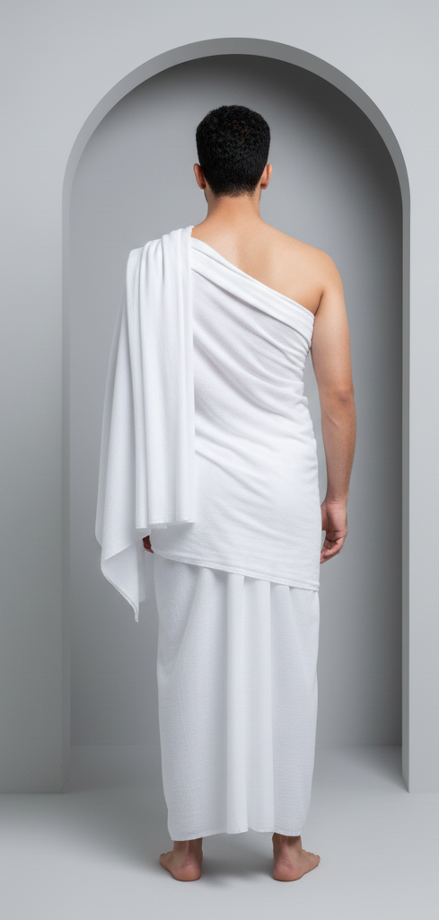 Generated Image November 04, 2025 - 11_44AM Ultra-Soft & Smooth Ihram Set for Men | Hajj & Umrah Pilgrimage