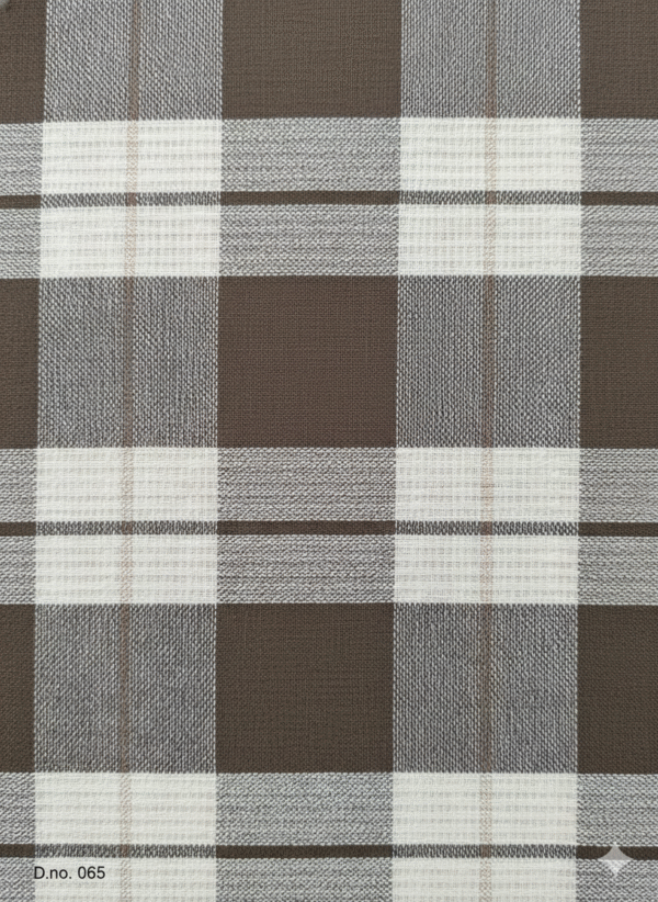 Men's Classic Plaid Lungi - Brown & White Checkered Design