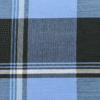 Men's Bold Plaid Lungi - Striking Blue & Black Check Design