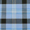 Men's Modern Plaid Lungi - Bold Blue & Black Check Design