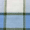 Men's Cool Plaid Lungi - Refreshing Blue & White Check Design