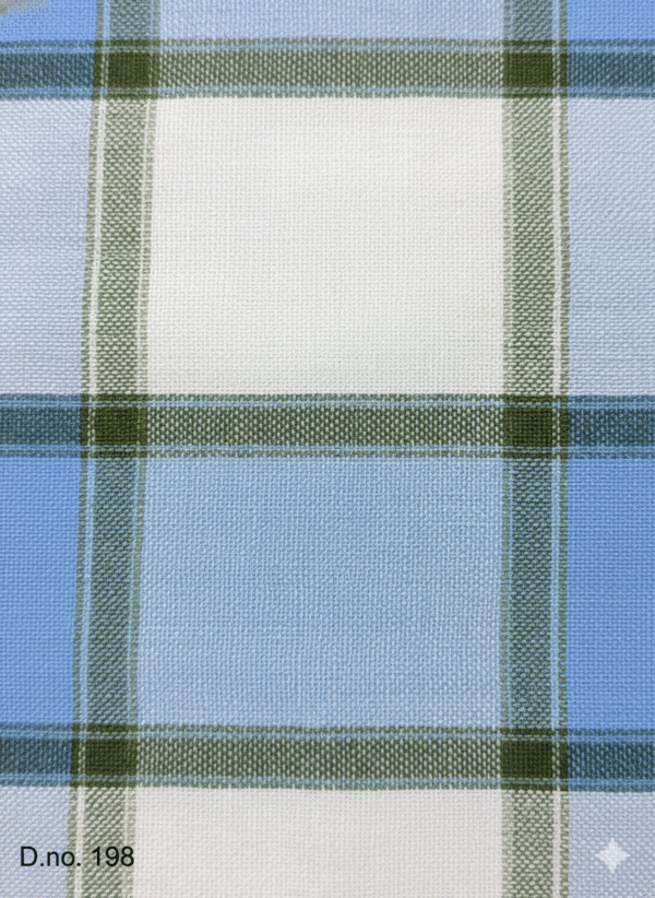 Men's Cool Plaid Lungi - Refreshing Blue & White Check Design