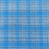 Men's Vibrant Lungi - Bright Blue & White Fine Check Design