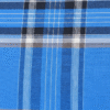 Men's Bold Plaid Lungi - Bright Blue & Multi-Check Design