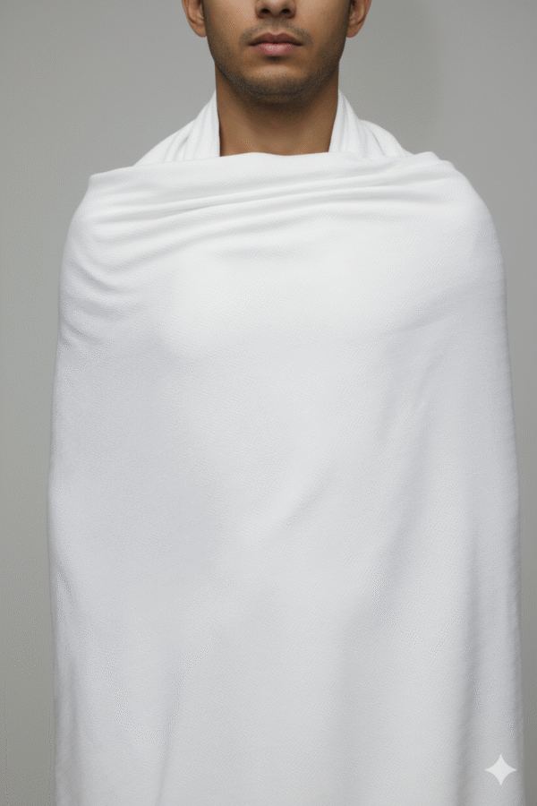Generated Image October 25, 2025 - 6_03PM (1) Ultra-Soft & Smooth Ihram Set for Men | Hajj & Umrah Pilgrimage