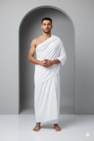 Premium Terry Towel Ihram Set | 100% Cotton for Hajj & Umrah