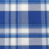 Men's Classic Plaid Lungi - Bold Blue and White Check
