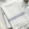 Gemini_Generated_Image_3yp7lp3yp7lp3yp7 Pure White Cotton Bath Towel with Intricate Blue Border | Minimalist Soft Gamcha