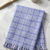 Gemini_Generated_Image_in4vvgin4vvgin4v Classic Blue & White Checkered Cotton Gamcha | Soft Traditional Angvastra with Tassels
