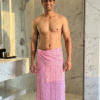 Gemini_Generated_Image_lis7l5lis7l5lis7 Classic Pink & White Gingham Checkered Cotton Lungi | Soft Daily Wear Bath Towel