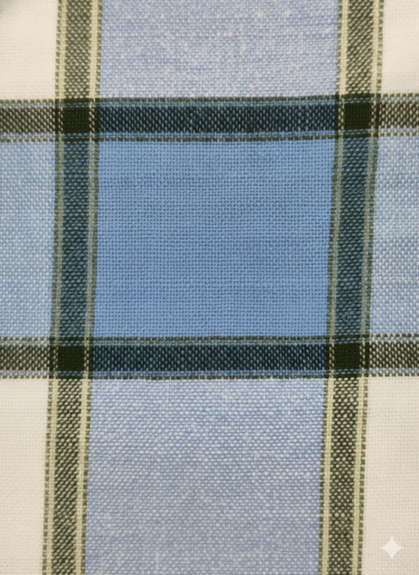 Generated Image December 08, 2025 - 6_49PM Men's Classic Polyester Lungi - White & Blue Check (2.25 Meters) - D.no. 01