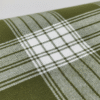 Men's Classic Polyester Lungi - Olive Green & White Check (2.25 Meters) - D.no. 04